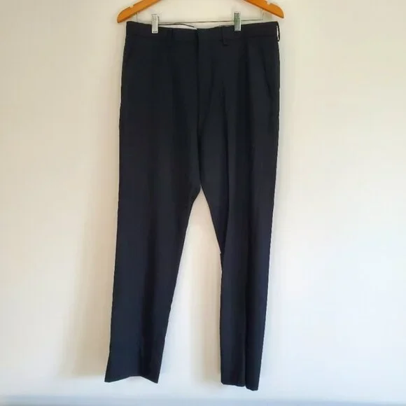 J CREW | Ludlow Black Slim Fit 98% Wool Dress Pants (Size 32) - Picture 2 of 9